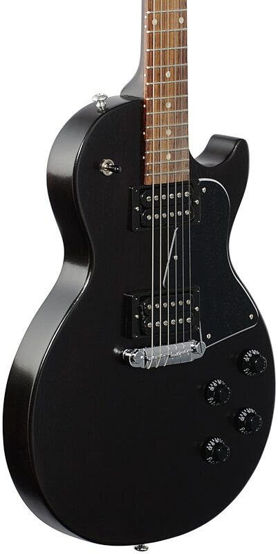 Gibson Les Paul Special Tribute Humbucker Electric Guitar (with Gig Bag), Ebony Vintage, Full Left Front