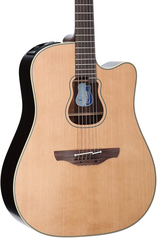 Takamine GB7C Garth Brooks Acoustic-Electric Guitar (with Case), Natural Satin, Full Left Front