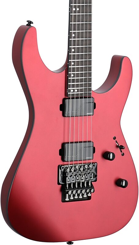 ESP LTD M-1000 Electric Guitar, Candy Apple Red Satin, Full Left Front