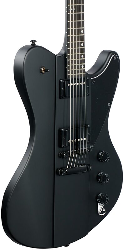 Schecter Ultra Electric Guitar, Satin Black, Full Left Front