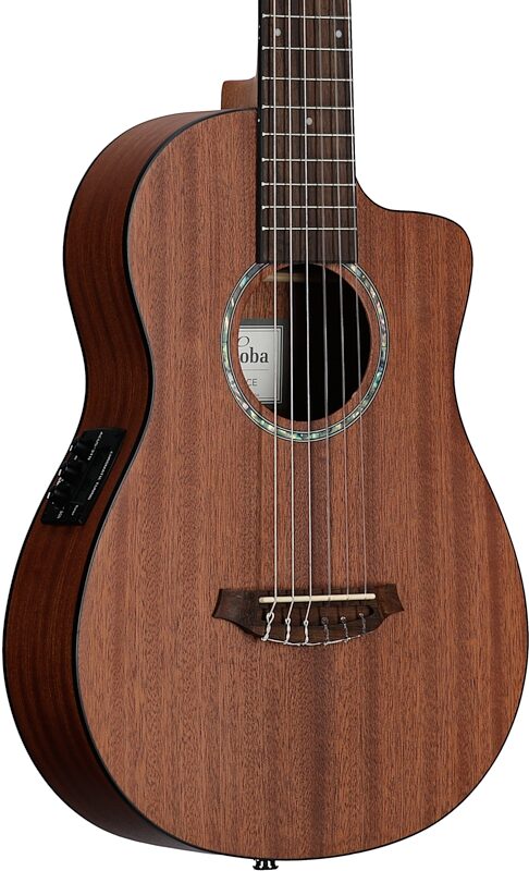 Cordoba Mini II MH-CE Acoustic-Electric Guitar, New, Full Left Front
