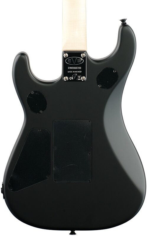 EVH Eddie Van Halen 5150 Series Standard Electric Guitar, Stealth Black, with Ebony Fingerboard, Full Left Front