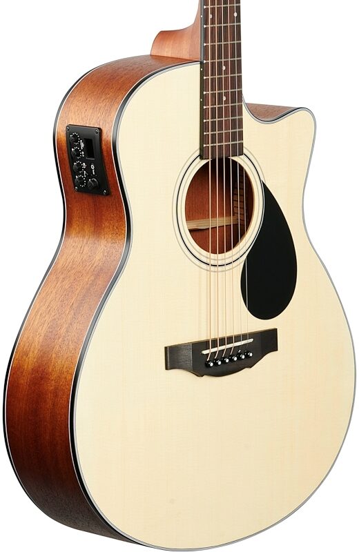 Kepma K3 Series GA3-130 Acoustic-Electric Guitar, Natural Matte, with K1 Pickup, Full Left Front