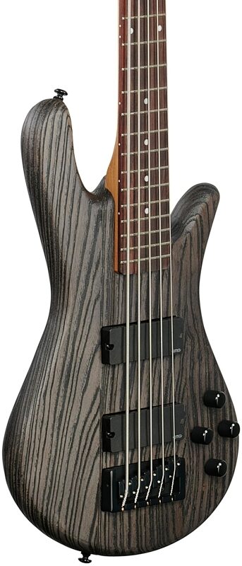 Spector NS Pulse 5-String Bass, Charcoal Gray, Full Left Front