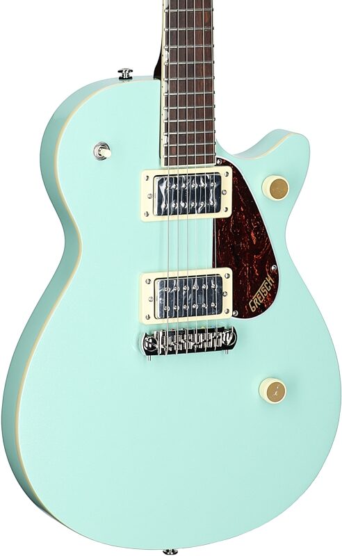 Gretsch Streamliner Jet Club Electric Guitar, Mint Metallic, Full Left Front