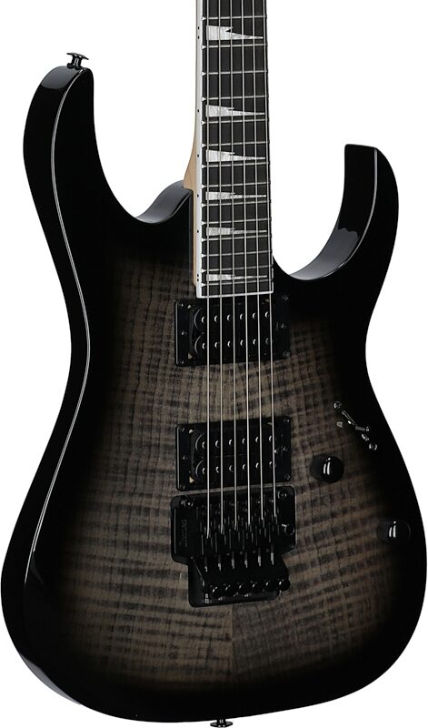 Ibanez GRG320FA GiO Electric Guitar, Transparent Black Sunburst, Full Left Front