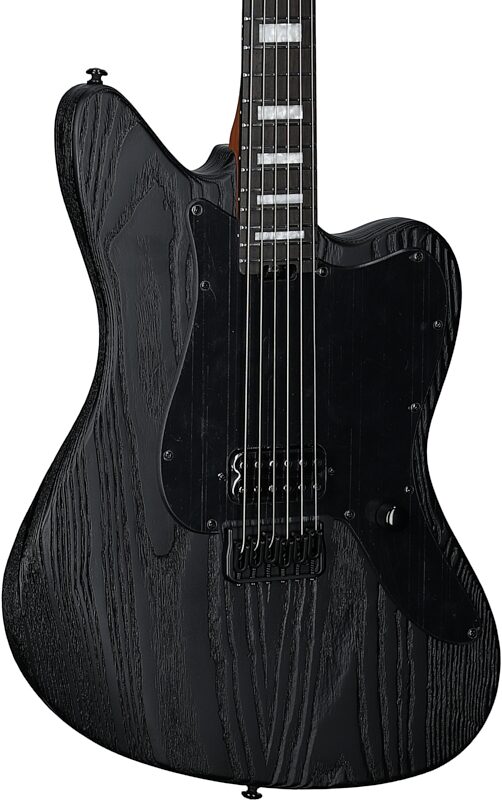 ESP LTD XJ-1HT Electric Guitar, Black Blast, Full Left Front