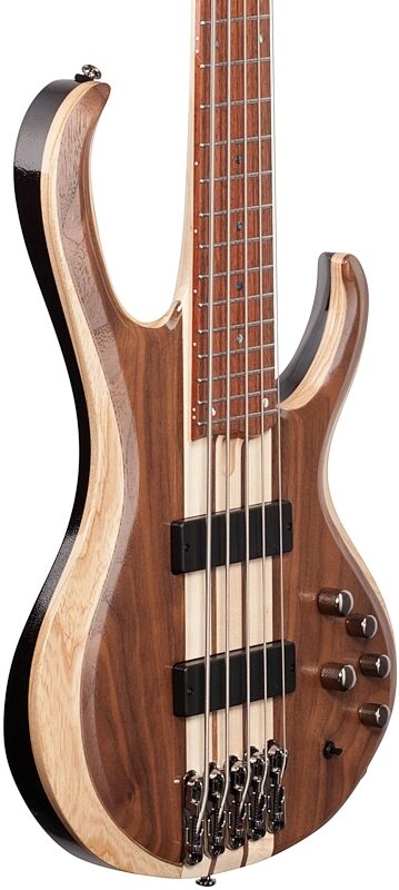 Ibanez BTB745 Electric Bass, 5-String, Natural Low Gloss, Full Left Front