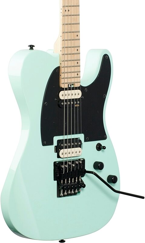 Schecter Sun Valley Super Shredder PTFR Electric Guitar, Seafoam Green, Full Left Front