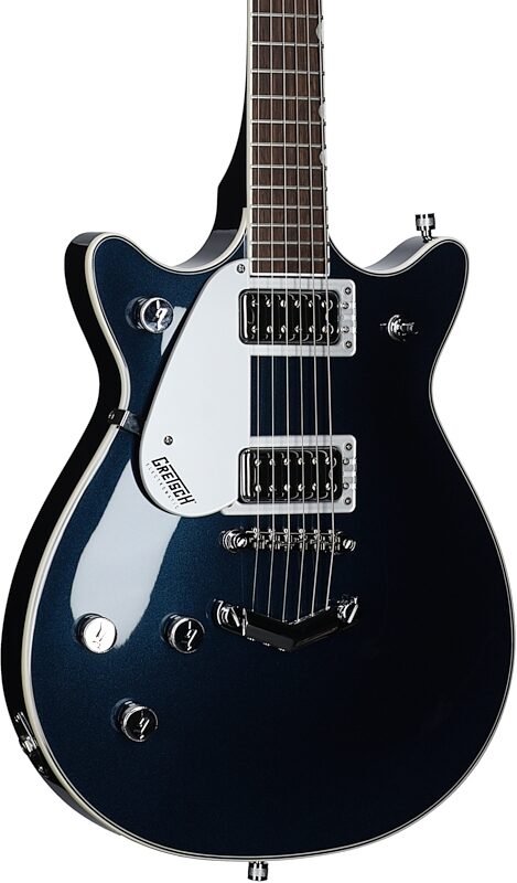 Gretsch G5622LH Electromatic CB DC Electric Guitar, Left-Handed, Midnight Sapphire, Full Left Front