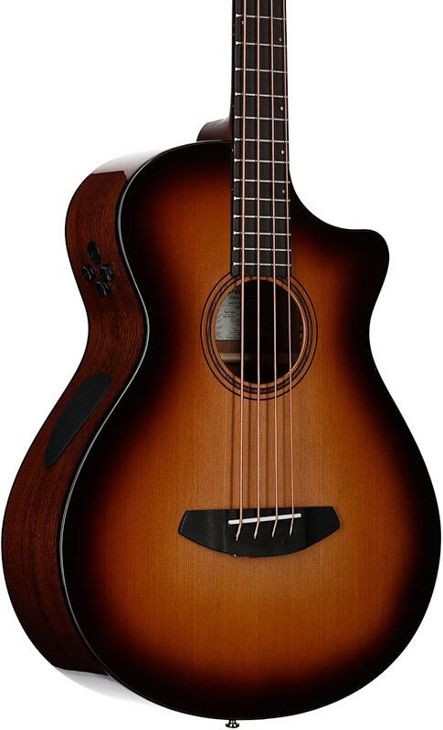Breedlove Organic Solo Pro Concerto CE Acoustic-Electric Bass (with Case), Edgeburst, Full Left Front