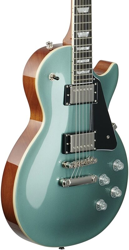 Epiphone Les Paul Modern Electric Guitar, Faded Pelham Blue, Full Left Front