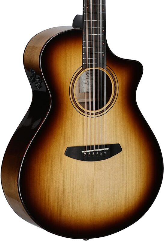 Breedlove Artista Pro Concert CE 12-String Acoustic-Electric Guitar (with Case), Amber, Full Left Front