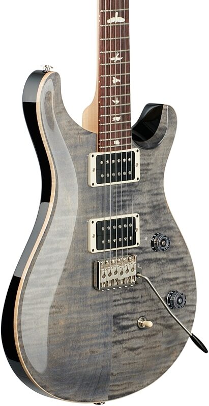 PRS Paul Reed Smith CE24 Electric Guitar (with Gig Bag), Faded Gray Black, Full Left Front