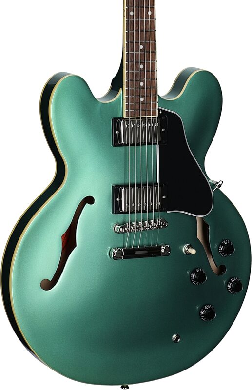 Epiphone ES-335 Traditional Pro Electric Guitar, Inverness Green, Full Left Front