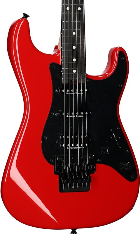Charvel Pro-Mod So-Cal Style 1 HSS FR Electric Guitar, Ferrari Red, Full Left Front