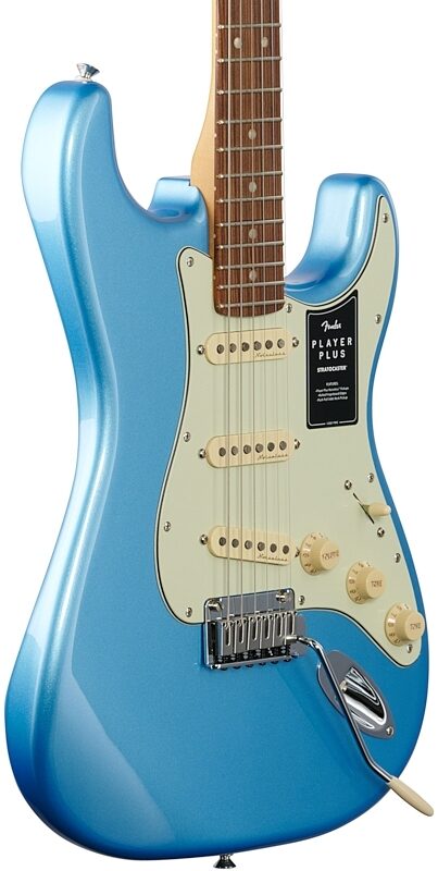 Fender Player Plus Stratocaster Electric Guitar, Pao Ferro Fingerboard, Opal Spark, Full Left Front