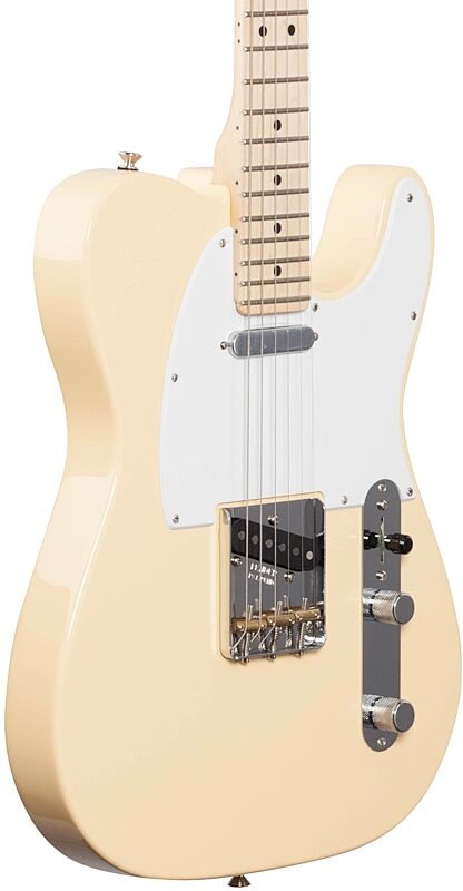 Fender American Performer Telecaster Electric Guitar, Maple Fingerboard (with Gig Bag), Vintage White, Full Left Front