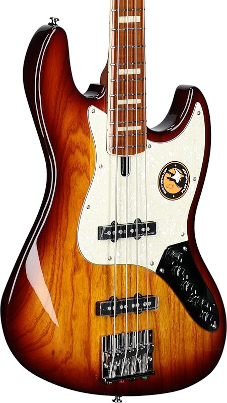 Sire Marcus Miller V8 Electric Bass (with Gig Bag), Tobacco Sunburst, Full Left Front