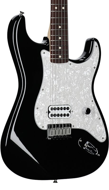Fender Limited Edition Tom DeLonge Stratocaster (with Gig Bag), Black, Full Left Front