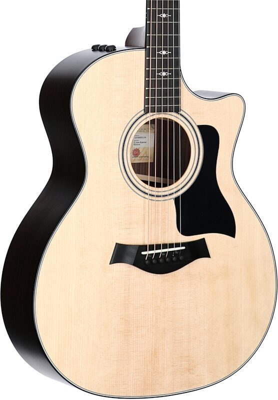 Taylor 314ce Special Edition Grand Auditorium Acoustic-Electric Guitar (with Case), New, Full Left Front
