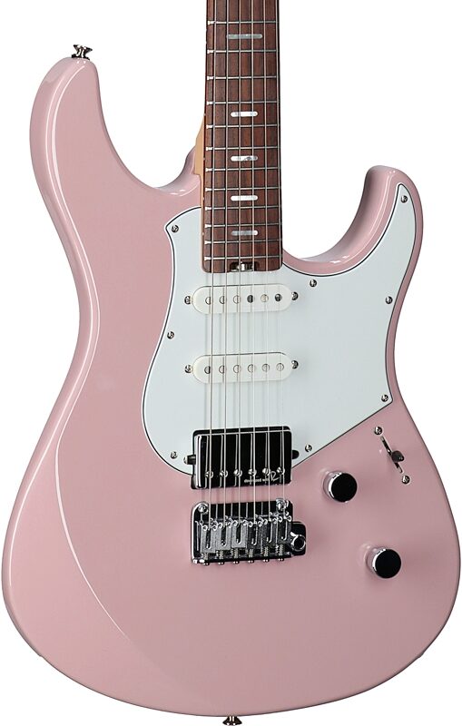 Yamaha Pacifica Standard Plus PACS+12 Electric Guitar, Rosewood Fingerboard (with Gig Bag), Ash Pink, Full Left Front