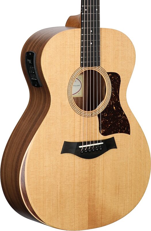 Taylor Academy 12e-v2 Grand Concert Acoustic-Electric Guitar (with Gig Bag), New, Full Left Front
