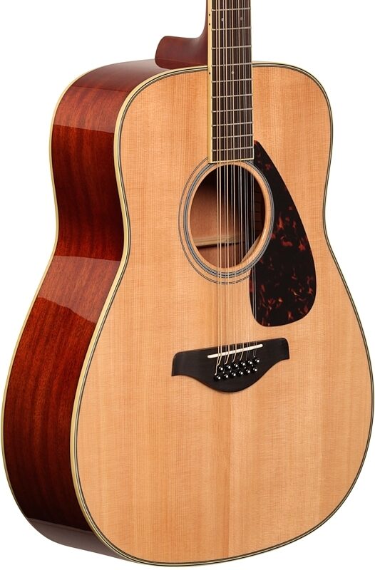 Yamaha FG82012 Folk Acoustic Guitar, 12-String, New, Full Left Front