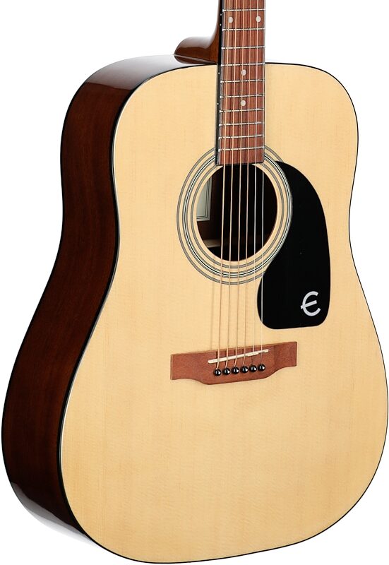 Epiphone Songmaker FT-100 Acoustic Guitar Player Pack, Natural, Full Left Front
