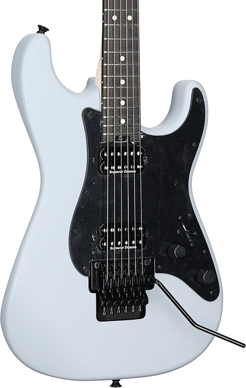 Charvel Pro-Mod So Cal SC1 HH FR Electric Guitar, Satin Primer Grey, Full Left Front