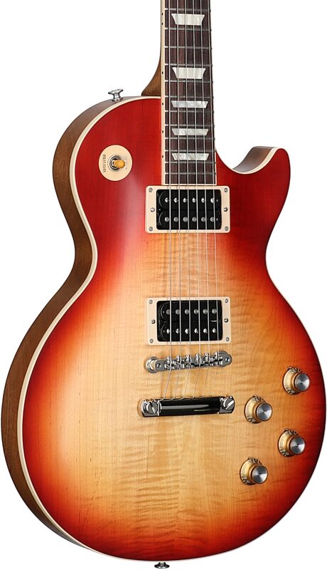 Gibson Les Paul Standard '60s Faded Electric Guitar (with Case), Faded Vintage Cherry Sunburst, Full Left Front