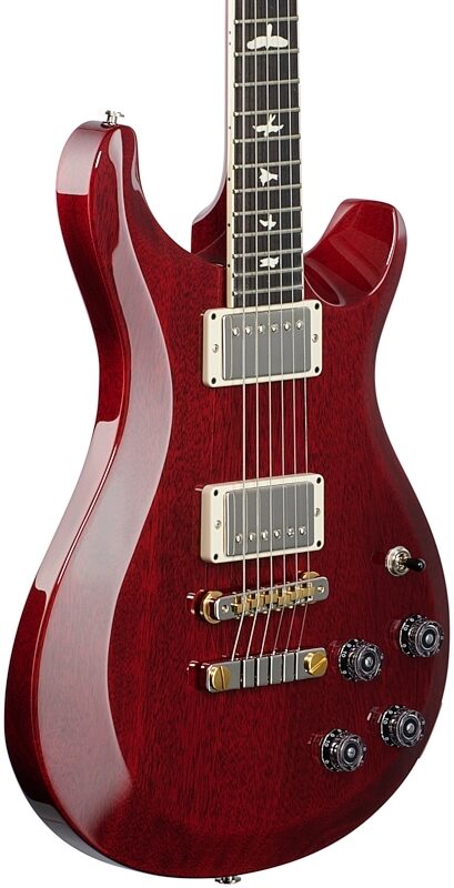 PRS Paul Reed Smith S2 McCarty 594 Thinline Electric Guitar (with Gig Bag), Vintage Cherry, Full Left Front