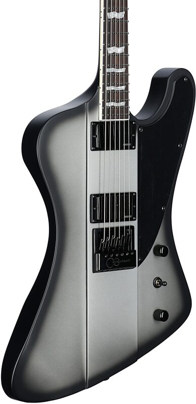 ESP LTD Phoenix-1000 EverTune Electric Guitar, Silver Sunburst Satin, Blemished, Full Left Front