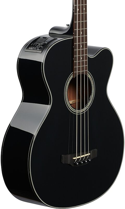 Takamine GB-30CE Acoustic-Electric Bass, Black, Full Left Front