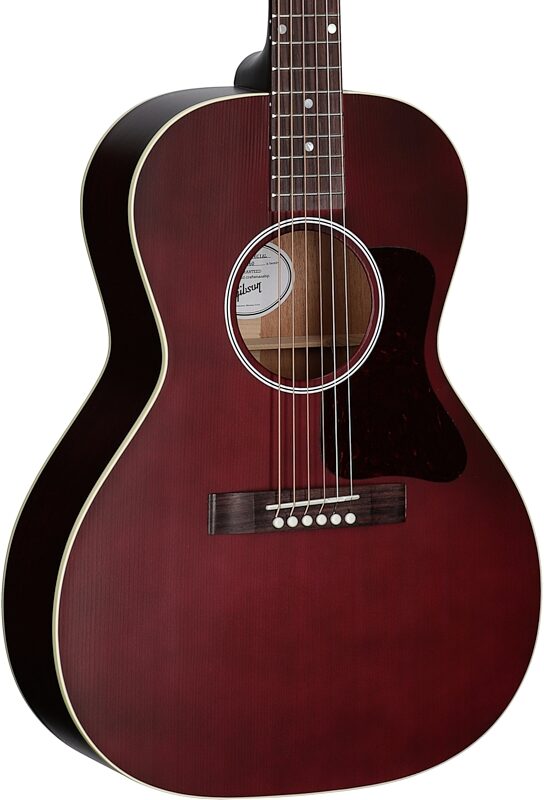 Gibson L-00 Special Acoustic-Electric Guitar (with Case), Wine Red, Open Box (Very Good), Full Left Front
