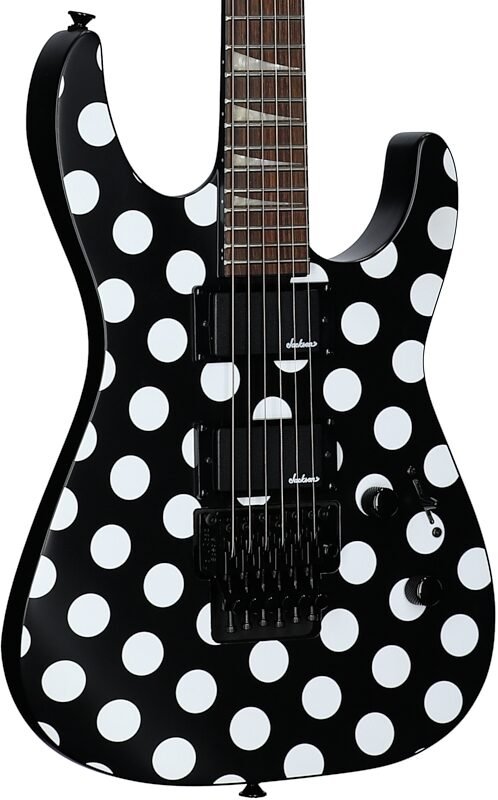 Jackson X Series Soloist SLX DX Electric Guitar, with Laurel Fingerboard, Polka Dot, Full Left Front