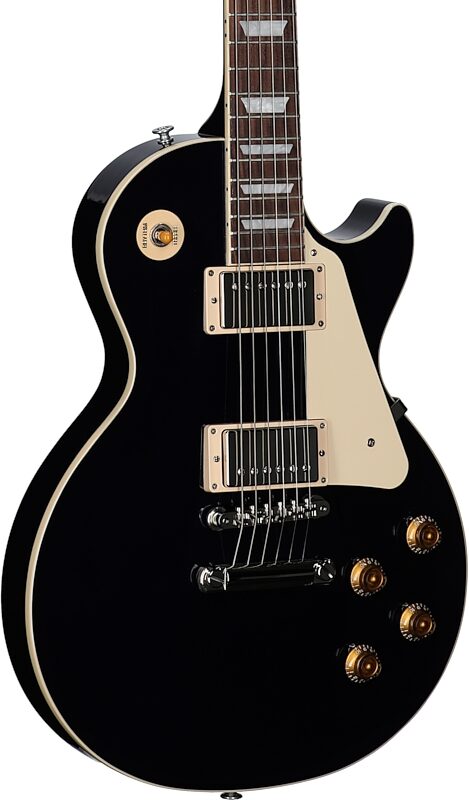 Gibson Les Paul Standard '50s Gold Top Electric Guitar (with Case), Deep Purple, Full Left Front