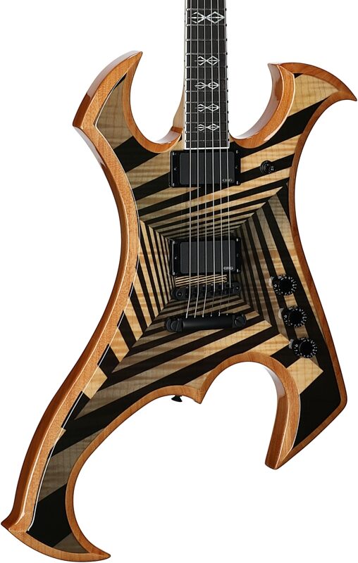 Wylde Audio Berzerker Raw Top Electric Guitar, Corridors, Full Left Front
