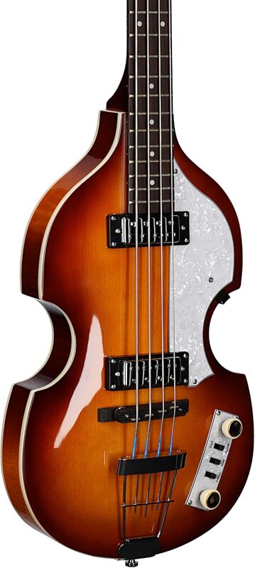 Hofner Ignition Pro Edition Violin Bass Guitar, Sunburst, Full Left Front