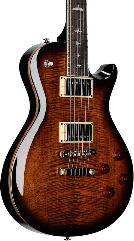 PRS Paul Reed Smith SE McCarty 594 Singlecut Electric Guitar (with Gig Bag), Black Gold Burst, Blemished, Full Left Front