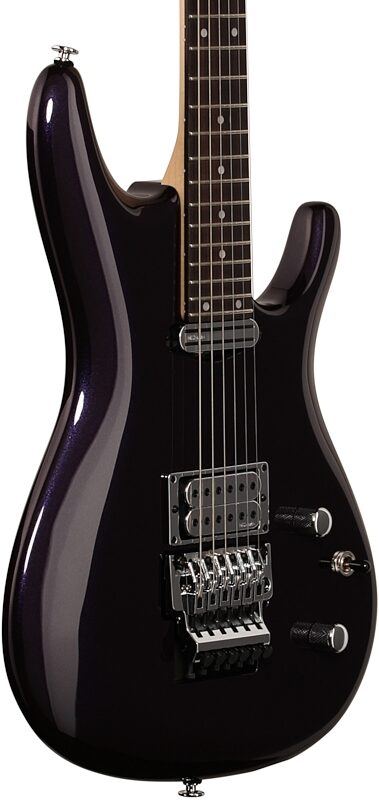 Ibanez JS2450 Joe Satriani Signature Electric Guitar (with Case), Muscle Car Purple, Full Left Front