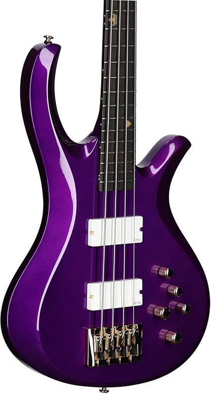Schecter FreeZesicle 4 Electric Bass, Purple, Full Left Front