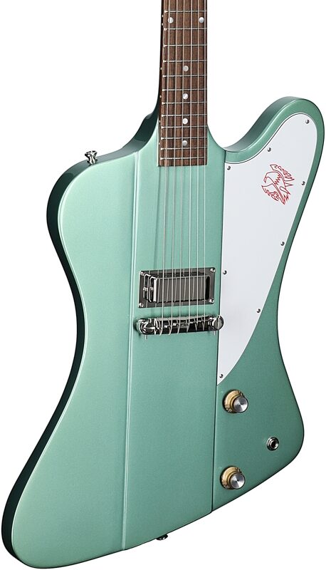 Epiphone 1963 Firebird I Electric Guitar (with Hard Case), Inverness Green, Blemished, Full Left Front