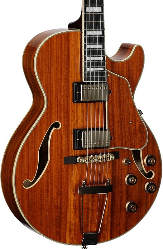 Ibanez AG95K Artcore Expressionist Hollowbody Electric Guitar, Natural, Full Left Front