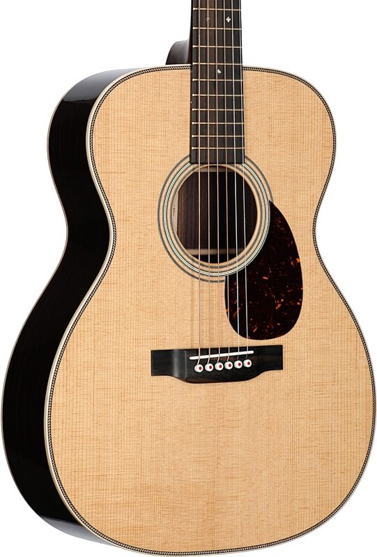 Martin OM-28 Modern Deluxe Orchestra Acoustic Guitar (with Case), New, Full Left Front
