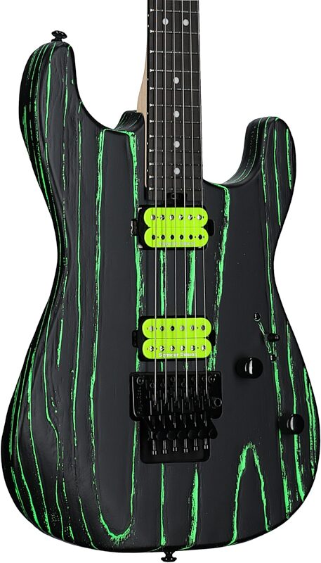 Charvel Pro-Mod San Dimas SD1 HH FR Electric Guitar, Green Glow, Full Left Front