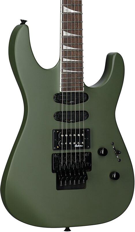Jackson X Series Soloist SL3X DX Electric Guitar, Matte Army Drab, Full Left Front