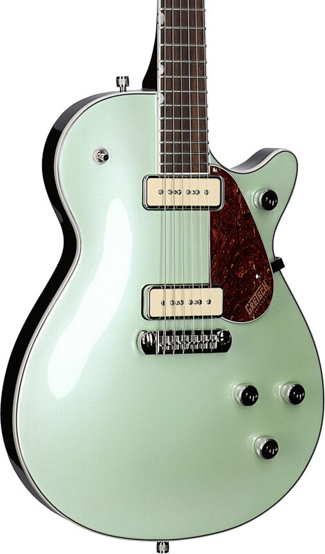 Gretsch G5210-P90 Electromatic Jet Electric Guitar, Broadway Jade, Full Left Front