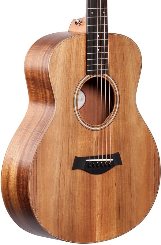 Taylor GS Mini-e Koa Acoustic-Electric Guitar, Left-Handed (with Gig Bag), New, Full Left Front