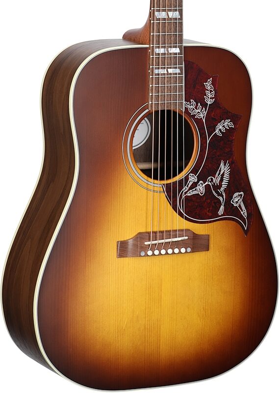 Gibson Hummingbird Studio Walnut Acoustic-Electric Guitar (with Case), Satin Walnut, Full Left Front